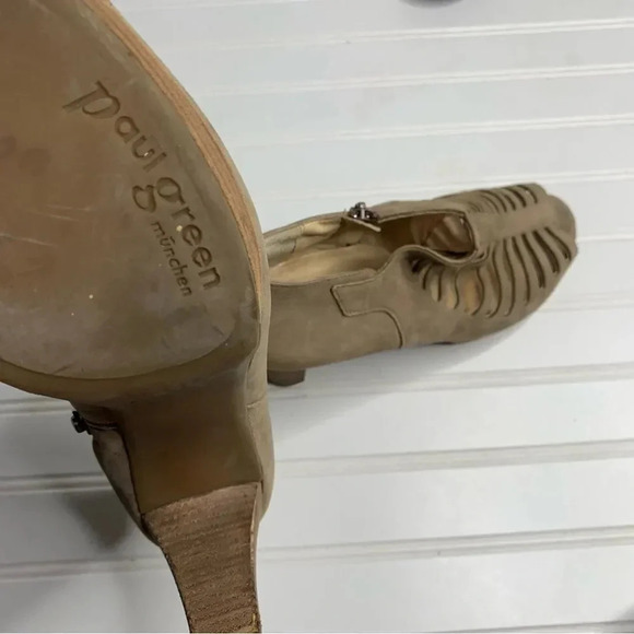 Paul Green Peep Toe Caged Pump Booties - Picture 2 of 11